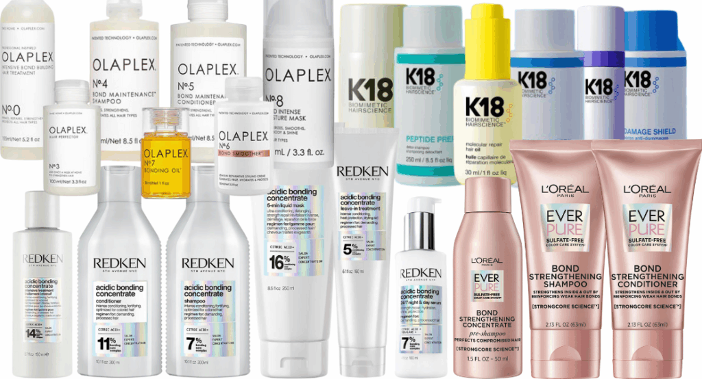 Comparativa de líneas L’Oreal, Redken, Olaplex, K18